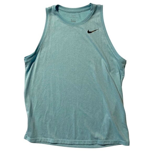 Nike Tops - Nike Women's M Training Tank Blue Sporty Athletic Athleisure Summer Workout